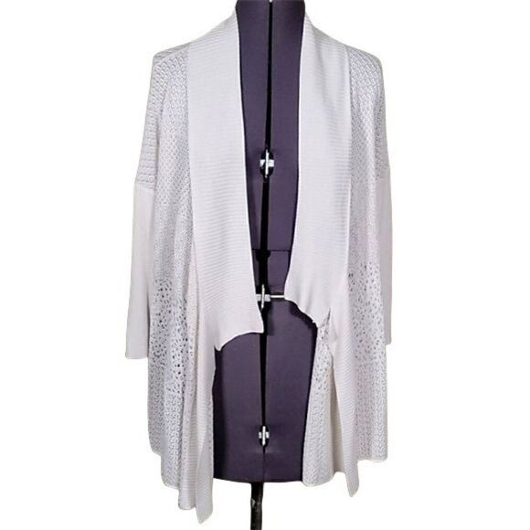 NWOT Eileen Fisher Lightweight Knit Open Front Cardigan Sz S - Picture 1 of 10